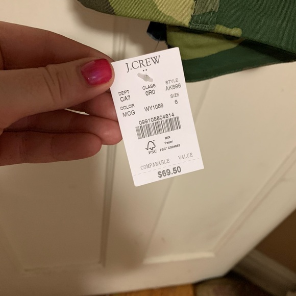 J. Crew Camo Capris - Picture 2 of 6